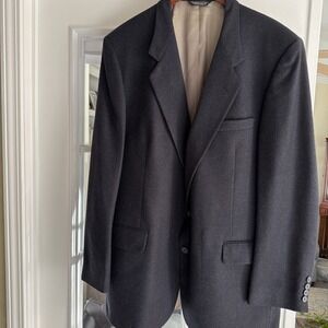 Rue Royale Nino Cerruti Paris Men's Blazer 100% Wool Gray Jacket 42-44R.    3813